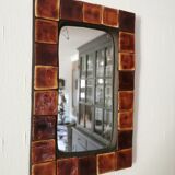 Long square mirror by Mithé Espelt