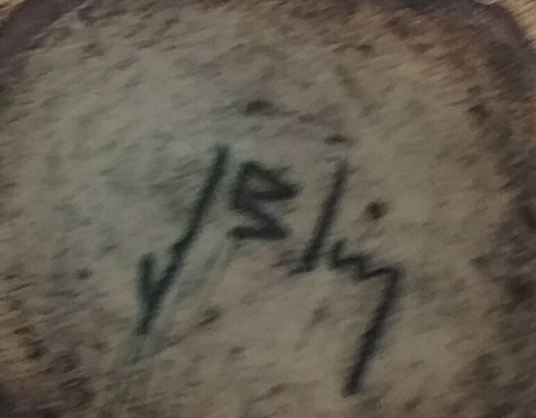 Lamp Jacques Blin ceramic