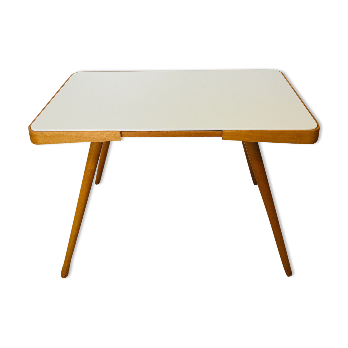 Table basse en verre blanc de Jiri Jiroutek années 1950