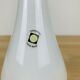 Tarnowiec flat neck vase in vintage white glass