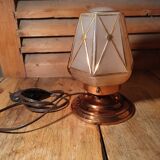 Art Deco lamp living room copper tulip glass pink edging gilded dp 1122109