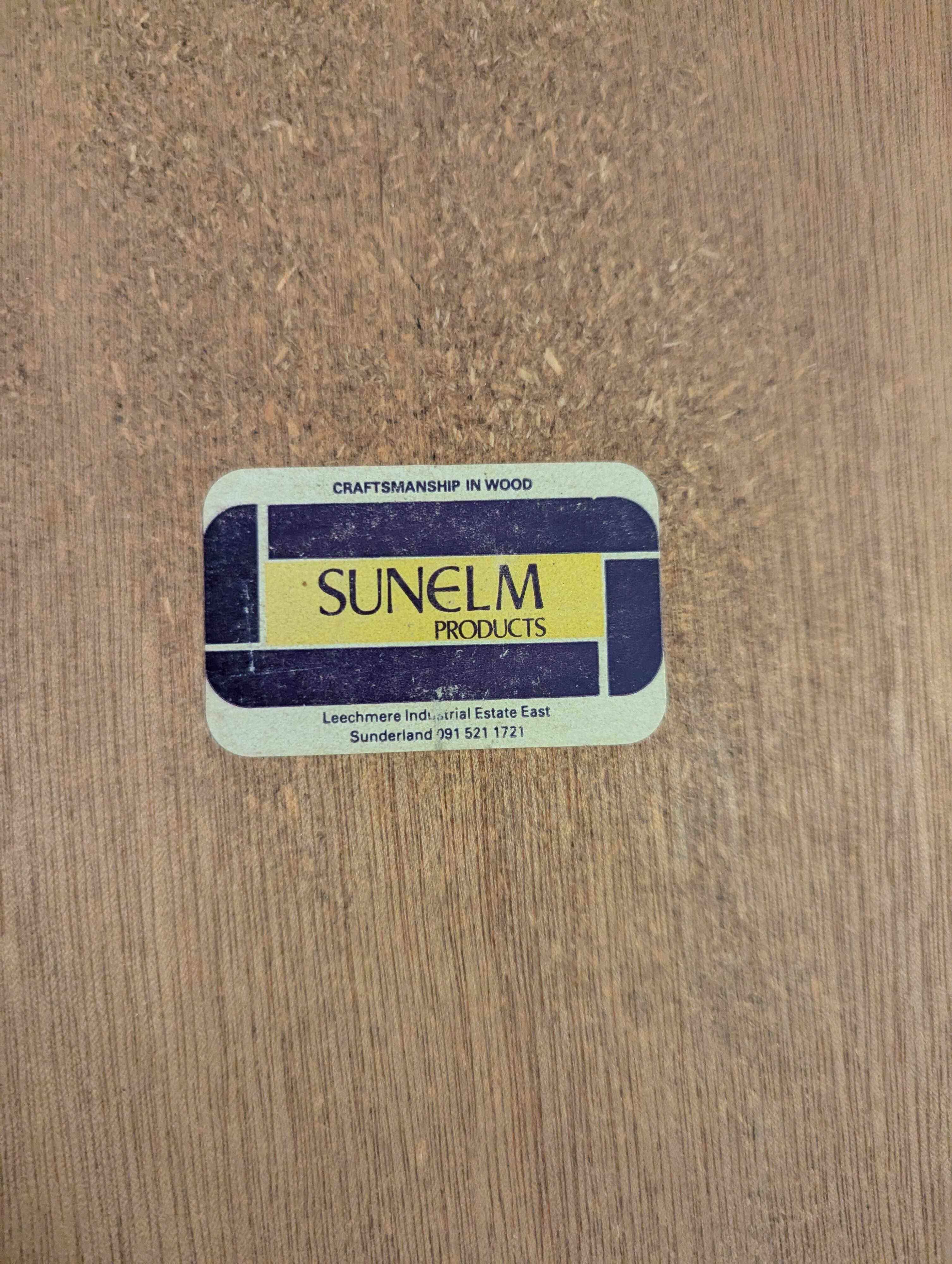 Vintage teak nesting tables Sunelm English design 1960s