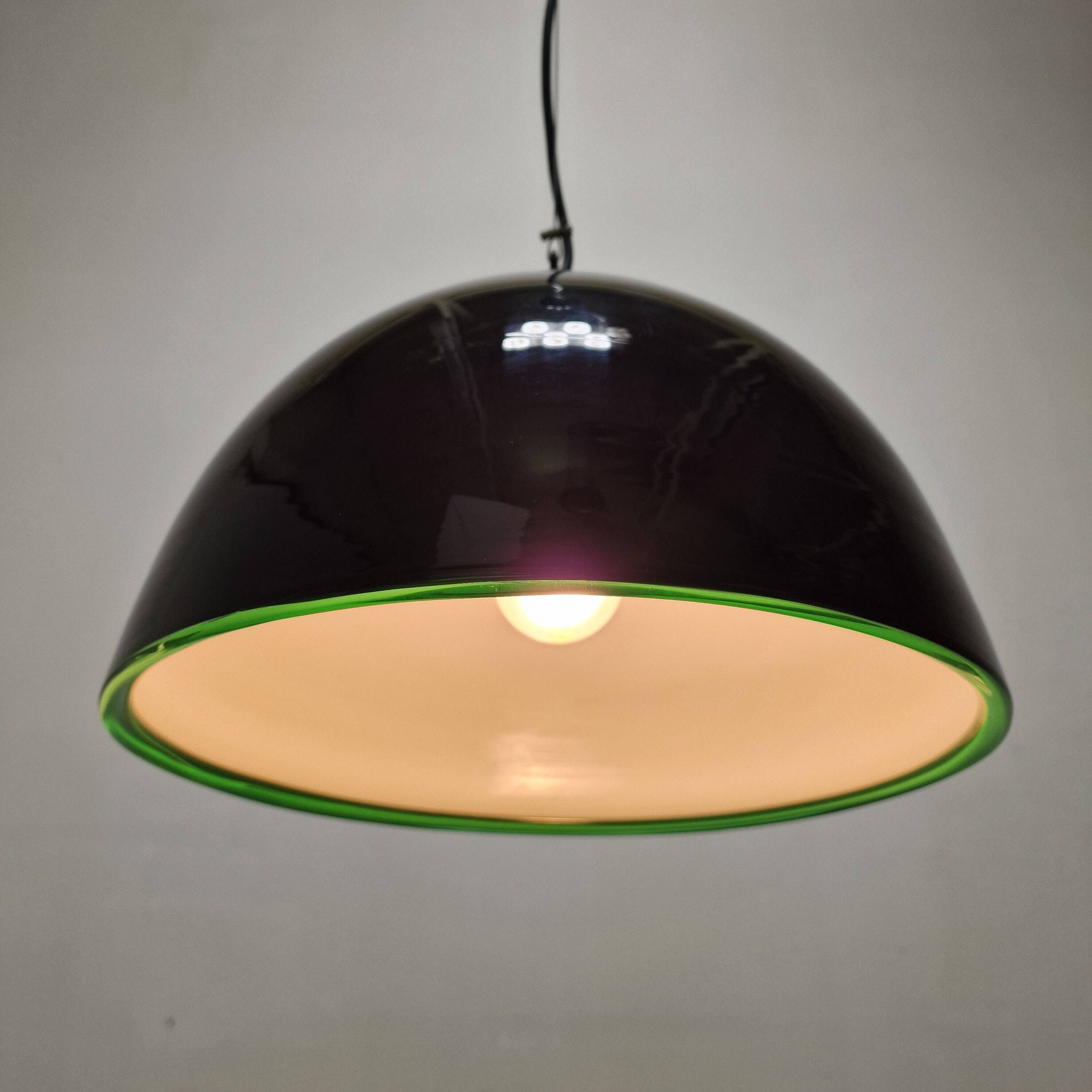 Vistosi Neverrino Murano Glass Lamp by Gae Aulenti