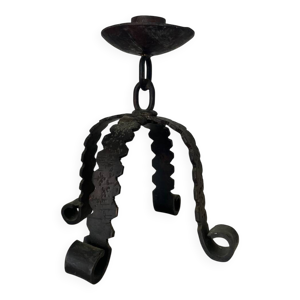 bougeoir brutaliste en - fer