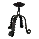 Brutalist iron candlestick Popular art