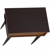 Vintage rosewood bedside table 60s