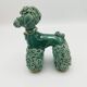 Lot of 2 royal poodles in 1960s spaghetti ceramic