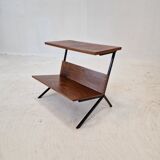 Mid century dutch side table or magazine rack, 1960's