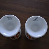 Set of 2 mazagrans in snake porcelain