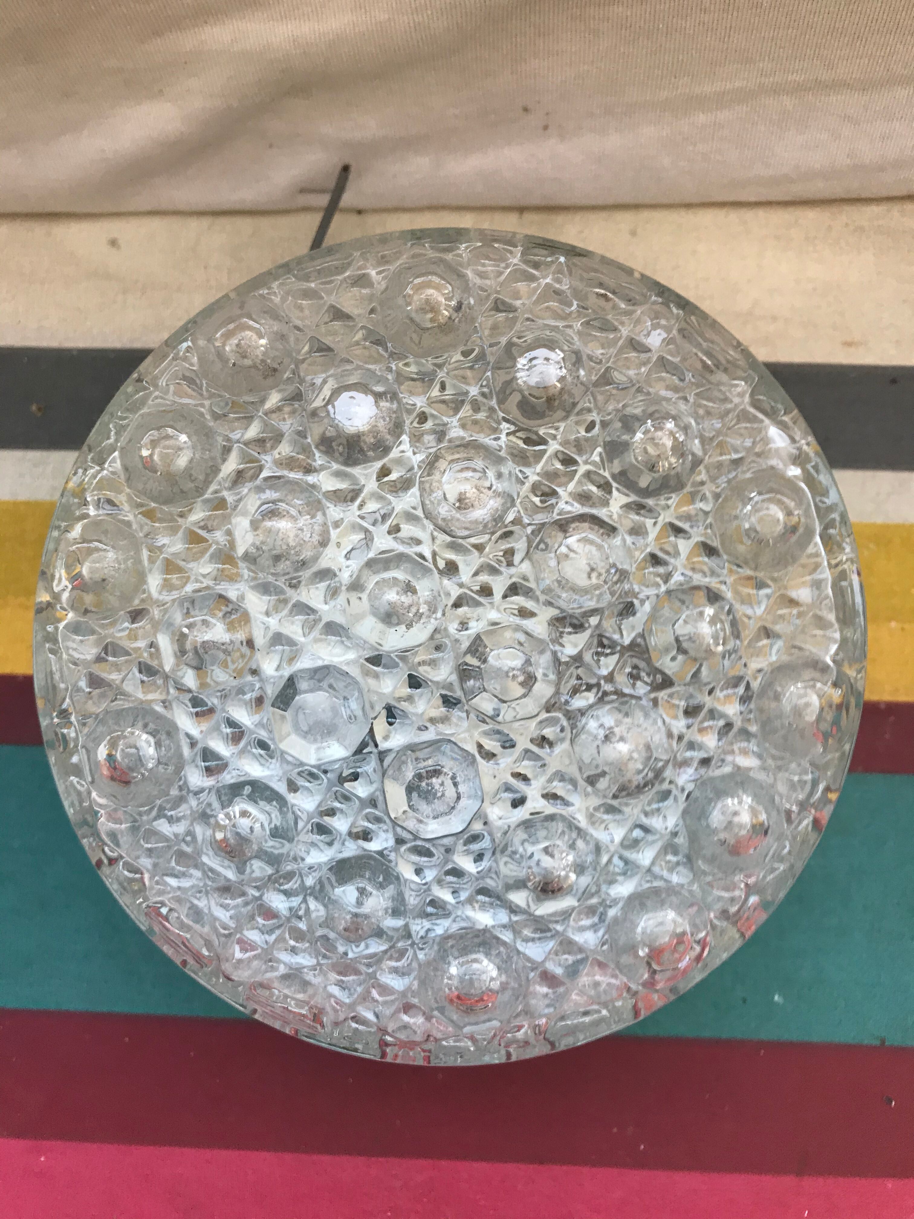 Glass sconce