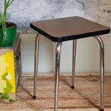 Vintage formica stool with tapered feet