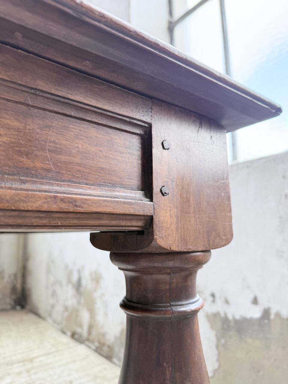 Oak table in Louis XIV style 1900
