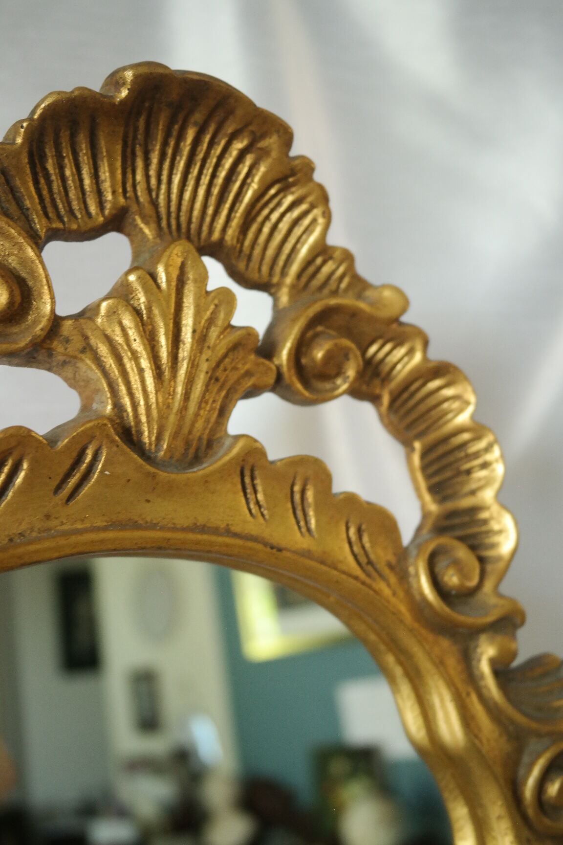 Baroque mirror in Louis XV rococo style