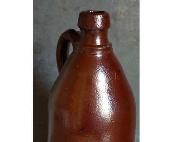 High bottle Art-popular heavy earth enamelled late nineteenth