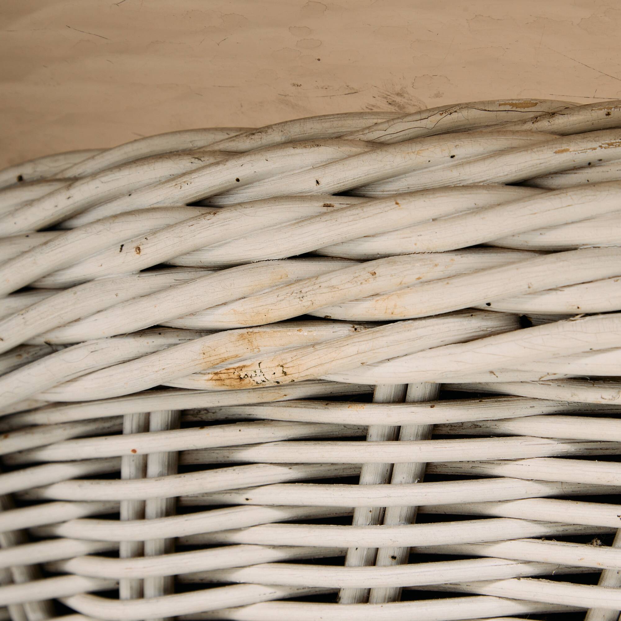 Rattan and bamboo set, set of 5