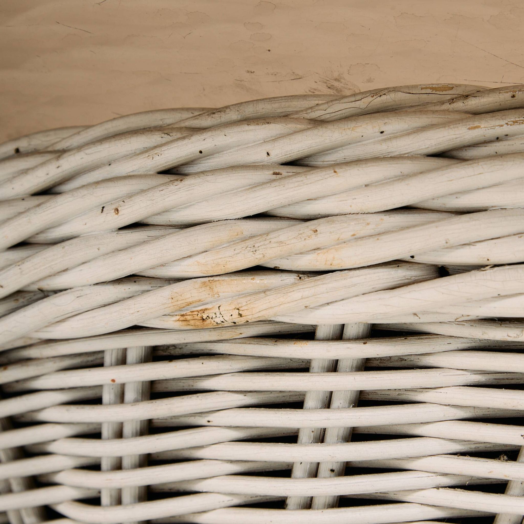 Rattan and bamboo set, set of 5
