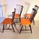 Dining chairs Sven Erik Fryklund for Hagafors, Swedish 1960s
