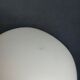 Pair of vintage brass and opaline wall lights