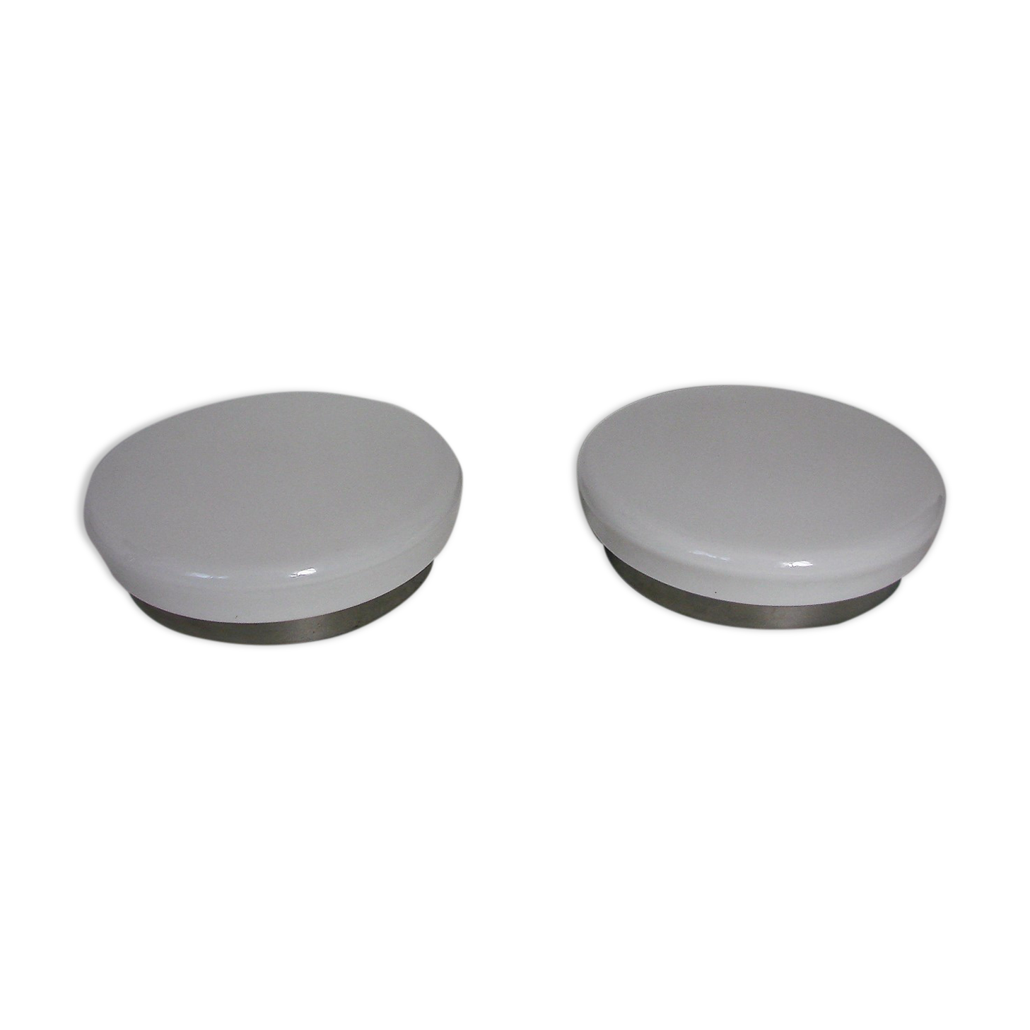 Pair of modern wall lamps, 1980s