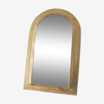 Brass mirror 50 cm