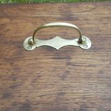 Wooden box, brass handle