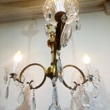 3-light bronze chandelier