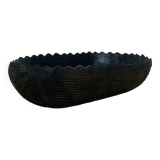 Ethnic style wooden fruit bowl