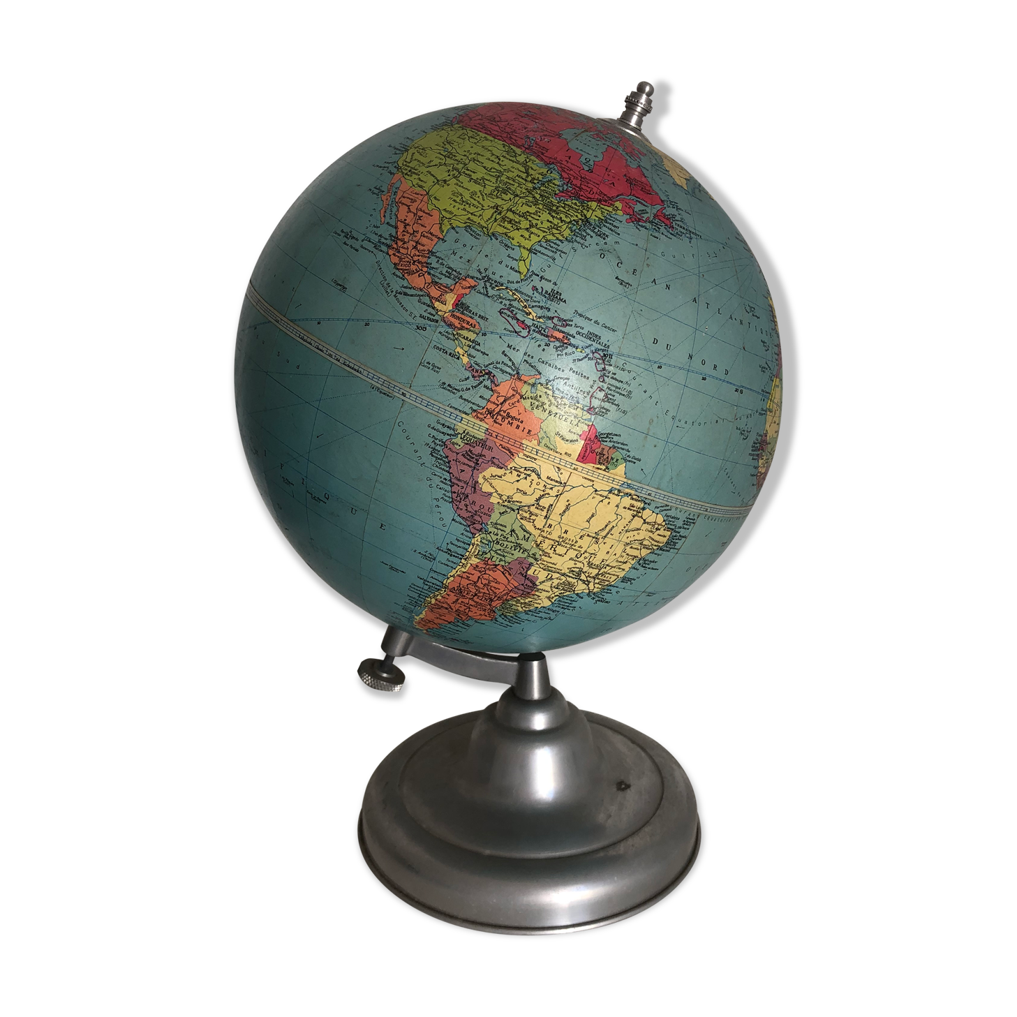 Vintage Taride Tripod Globe 1961 - 37 cm