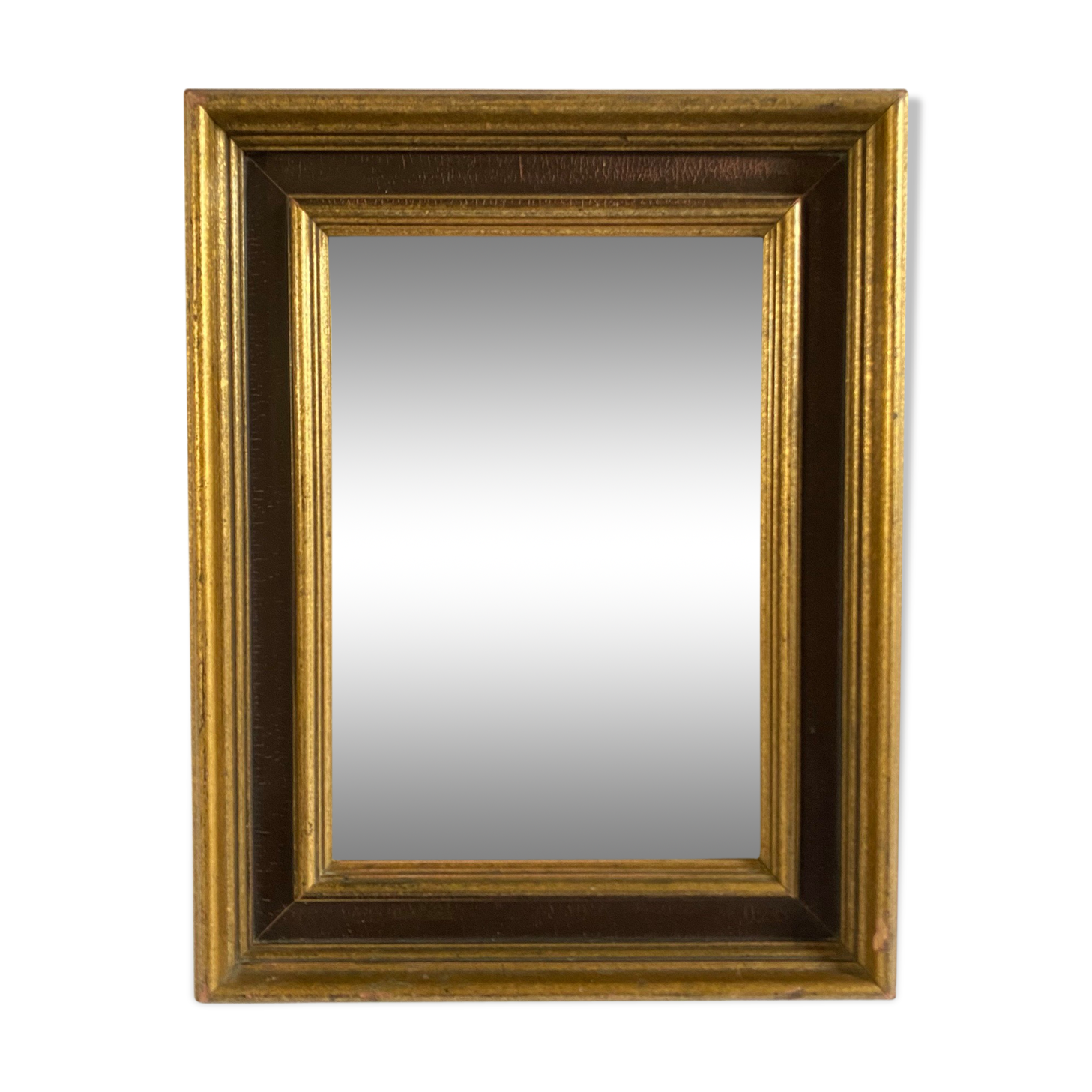 Golden leaf gold mirror