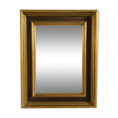 Golden leaf gold mirror