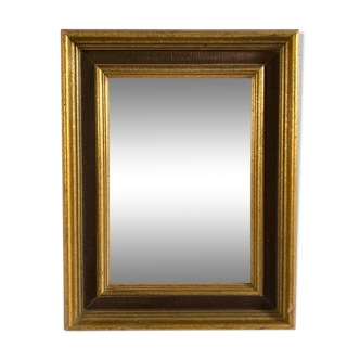 Golden leaf gold mirror