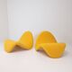 Ensemble de 2 chaises à languettes par Pierre Paulin pour Artifort, 1960s
