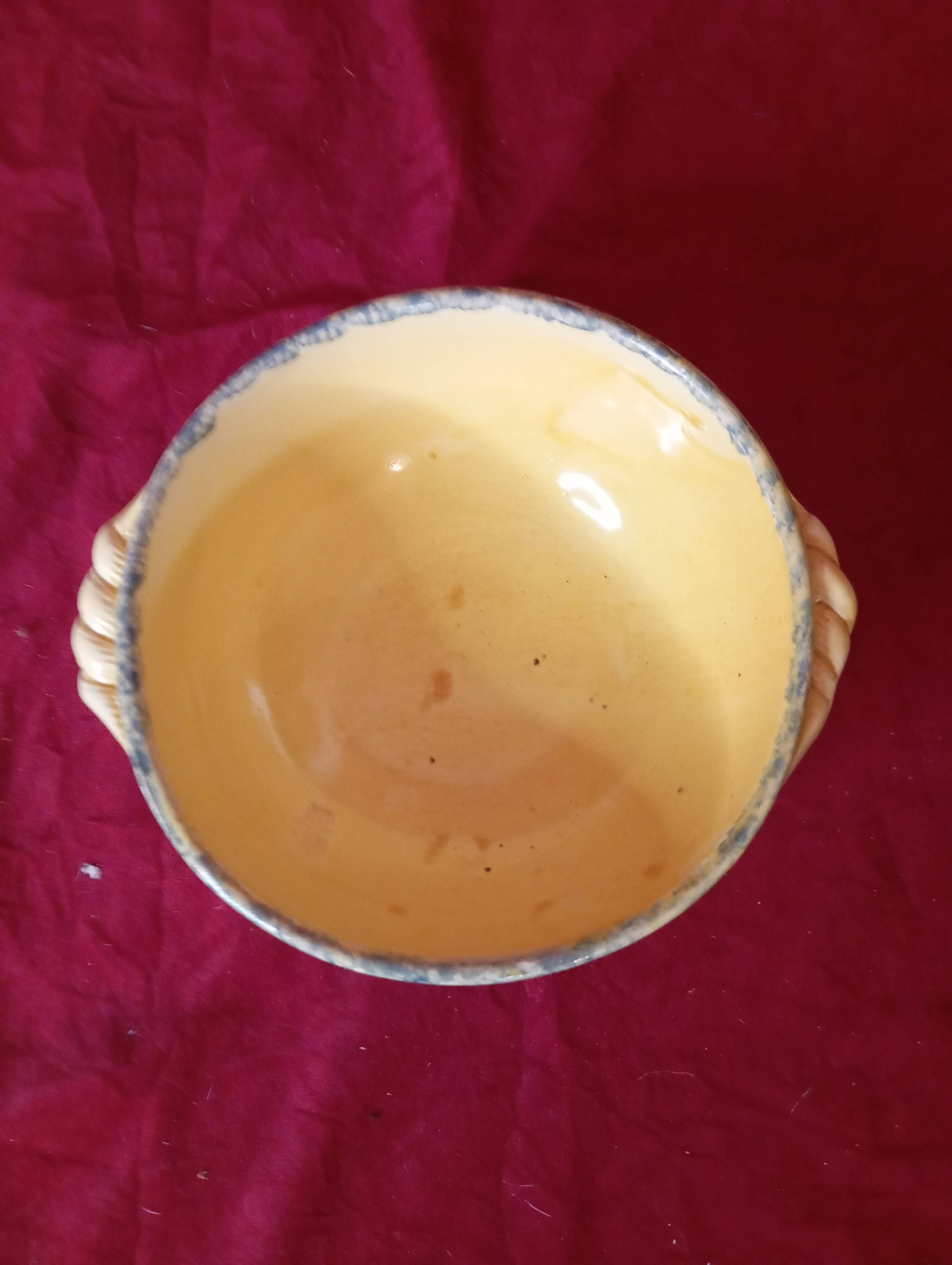 Ceramic bowl grignan pottery drôme