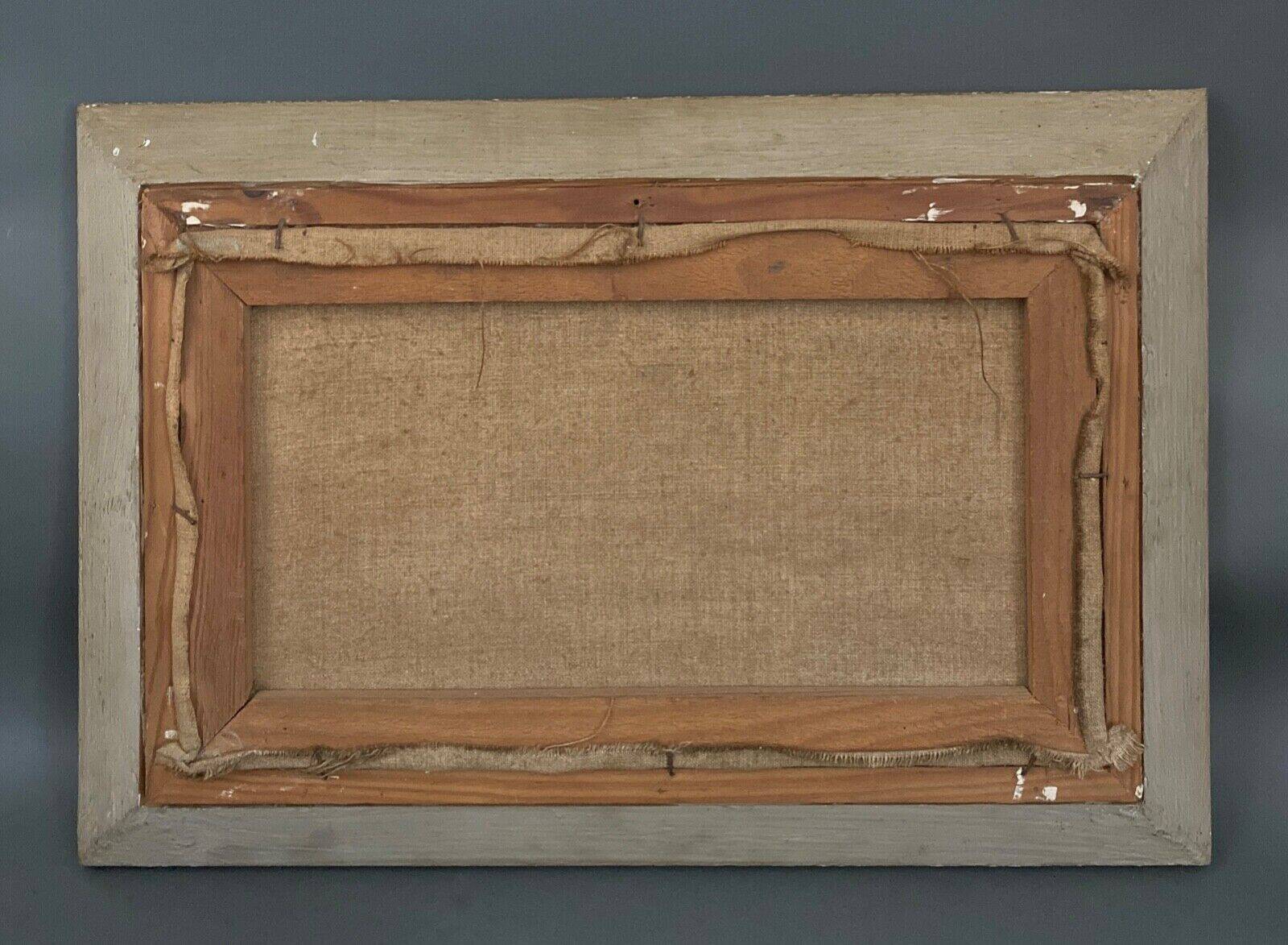 Oil on panel by M. Gibert 20th century rocky coast