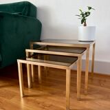 Brass pull out tables
