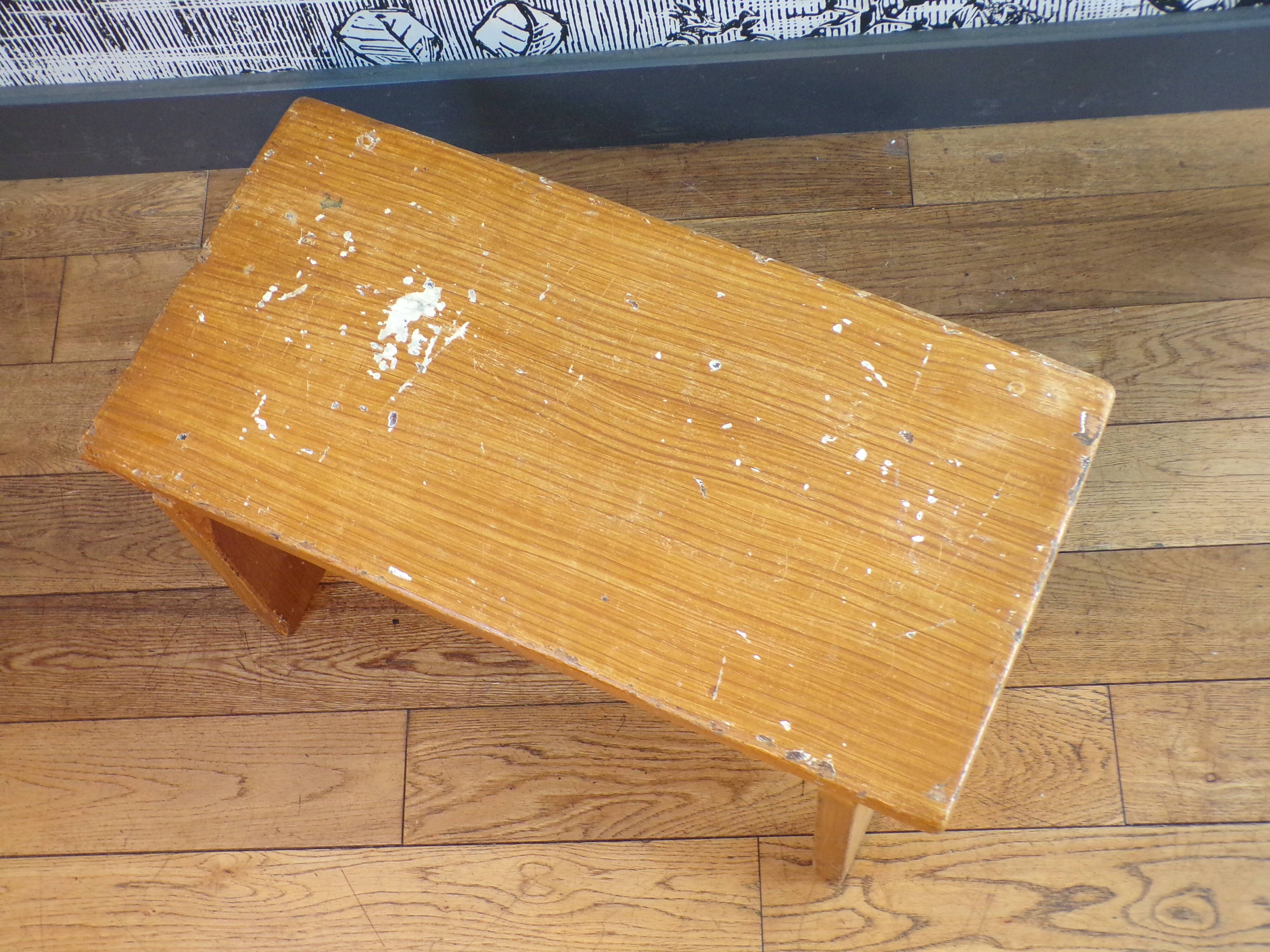 Vintage painter's bench
