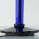 Gae Aulenti pour la lampe de table en verre de Murano Vistosi, 'Neverrino' Murrine bleu-vert