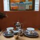 Ensemble petit déjeuner à thé ou café en porcelaine
