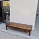 Rustic farmhouse coffee table with two drawers, solid oak, 19th century - 1.97m