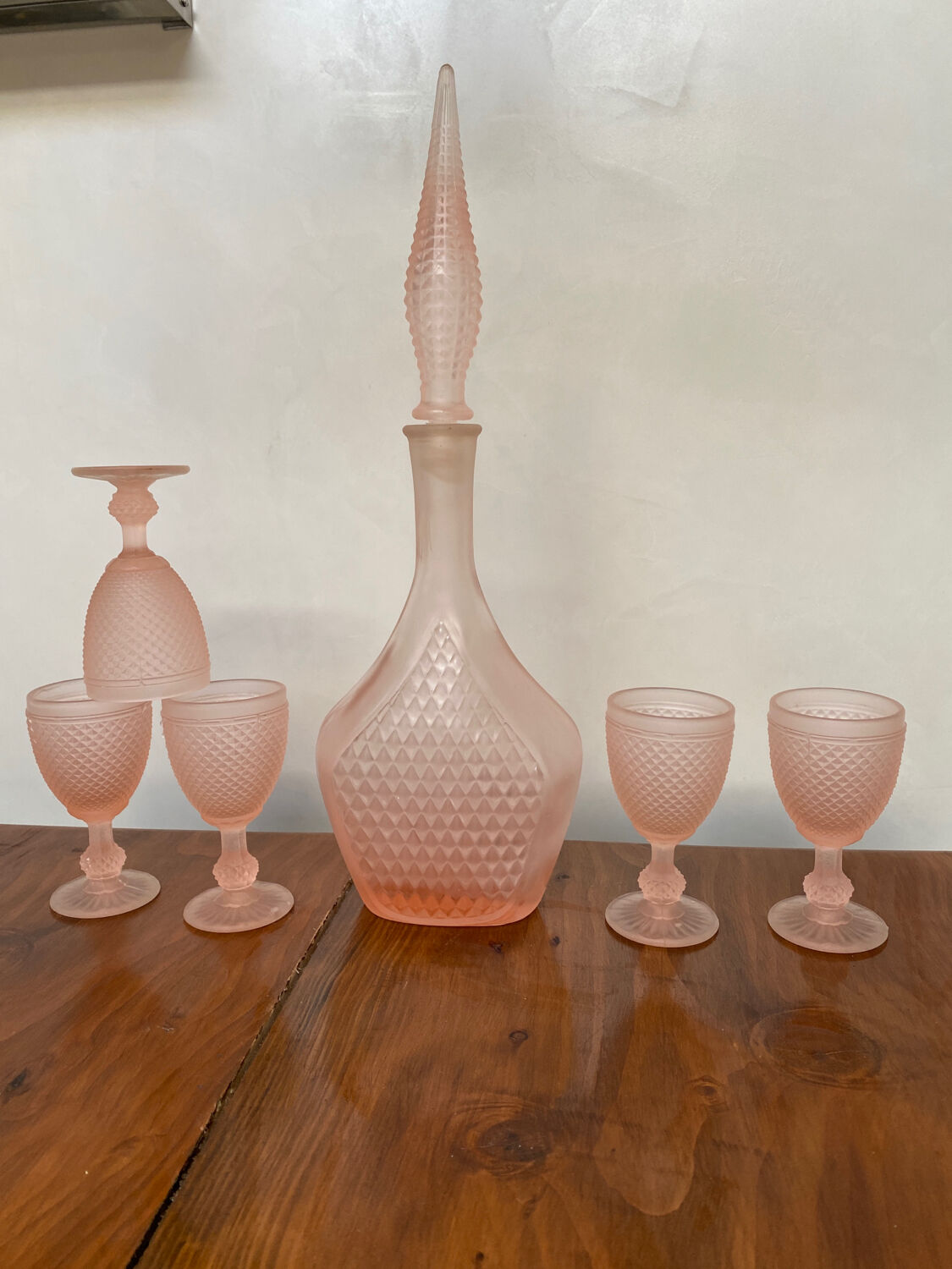 Carafe and glasses