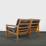 Model Capella teak sofa by Illum Wikkelsø for Niels Eilersen, 1960s