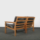 Model Capella teak sofa by Illum Wikkelsø for Niels Eilersen, 1960s