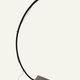 Vintage arc floor lamp with a chrome metal balance, 1970.
