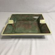 Old porcelain limoges stamp, signature sylvie 93 vintage ashtray
