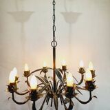 10-light leaf chandelier