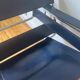 Wassily armchair by Marcel Breuer, midnight blue, Italian edition