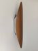 XL vintage wall lamp, thermoformed wood, France, 1970