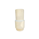 Cylindrical vase 1960 in white ceramic