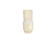 Cylindrical vase 1960 in white ceramic