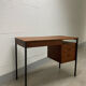 Scandinavian desk in teak & metal 1960s
